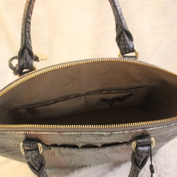Brahmin Large Duxbury Satchel Smoky Quartz Ombre Melbourne - Picture 9 of 14